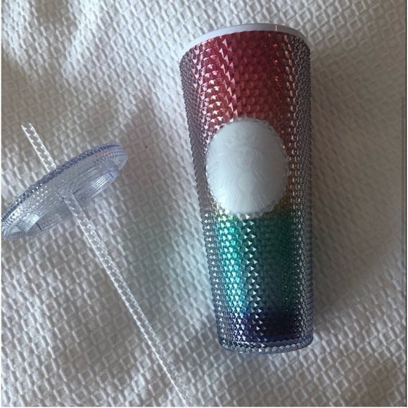 NWT Starbucks Summer Pride Rainbow Studded Tumbler - Picture 9 of 11